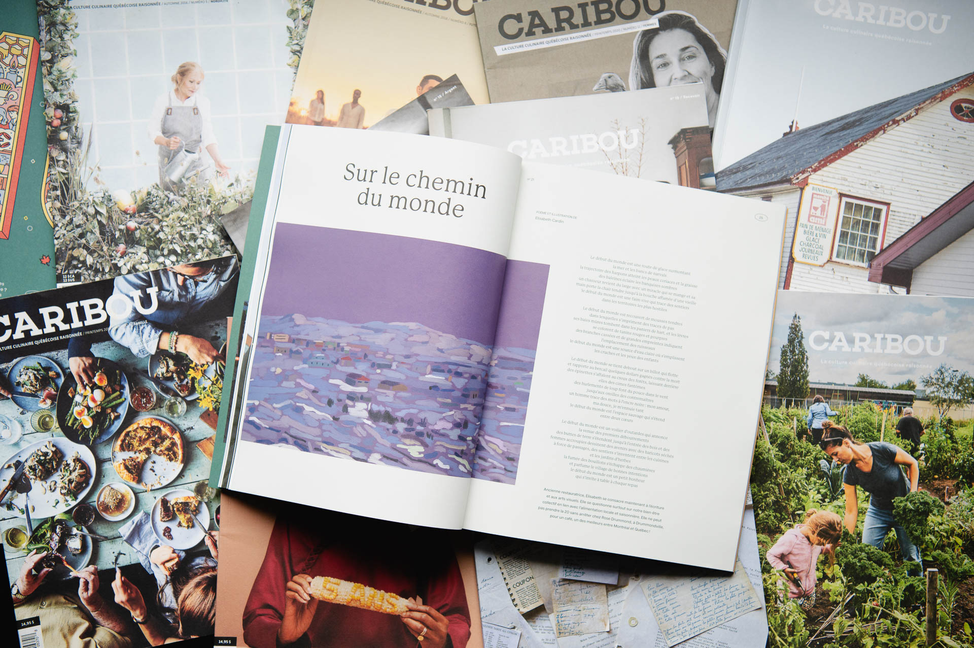 Article dans la revue Caribou, par DanielTphoto